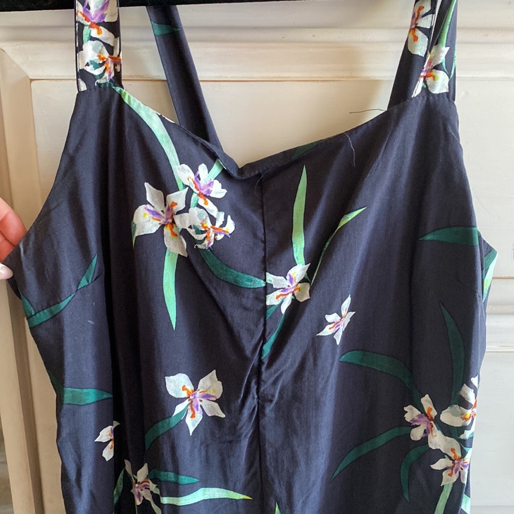 Multicolored floral jumpsuit